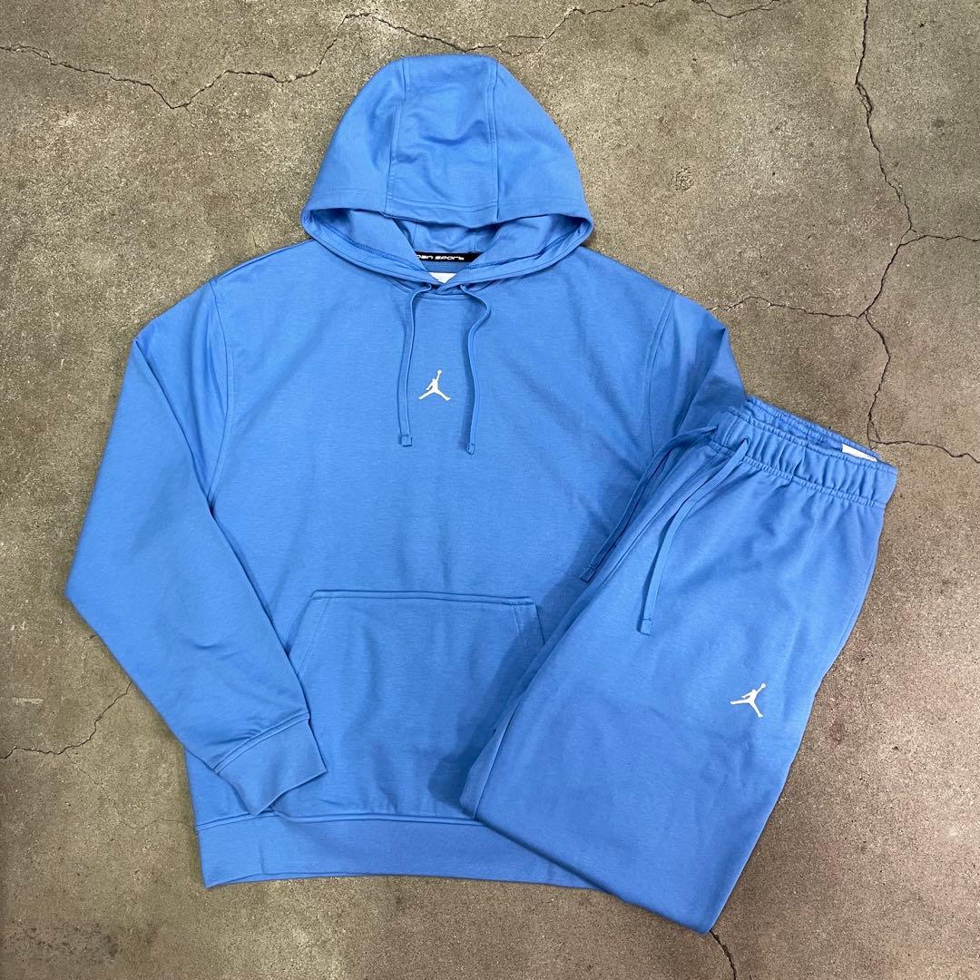 ナイキ ジョーダン スウェット パーカー&パンツ セットアップ ブルー S