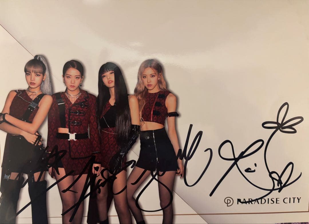 BLACPINK 全員直筆サイン