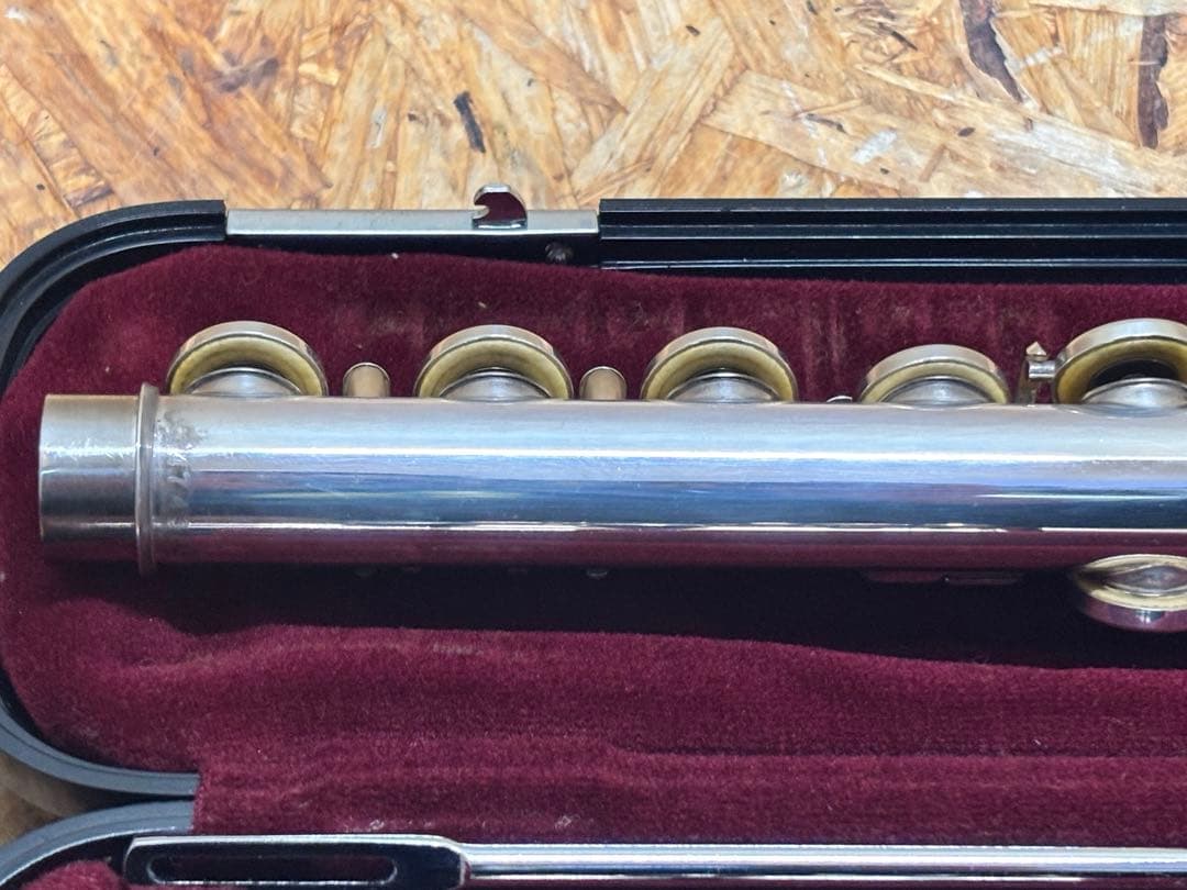 YAMAHA フルート 211SII ハードケース 革ケース付き
