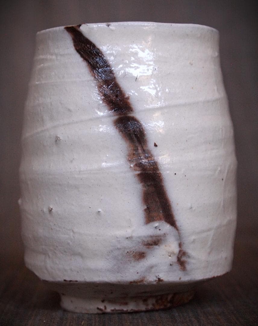 人気作家★人気作家★辻村塊【師＆父：辻村史朗】★粉引湯のみAA