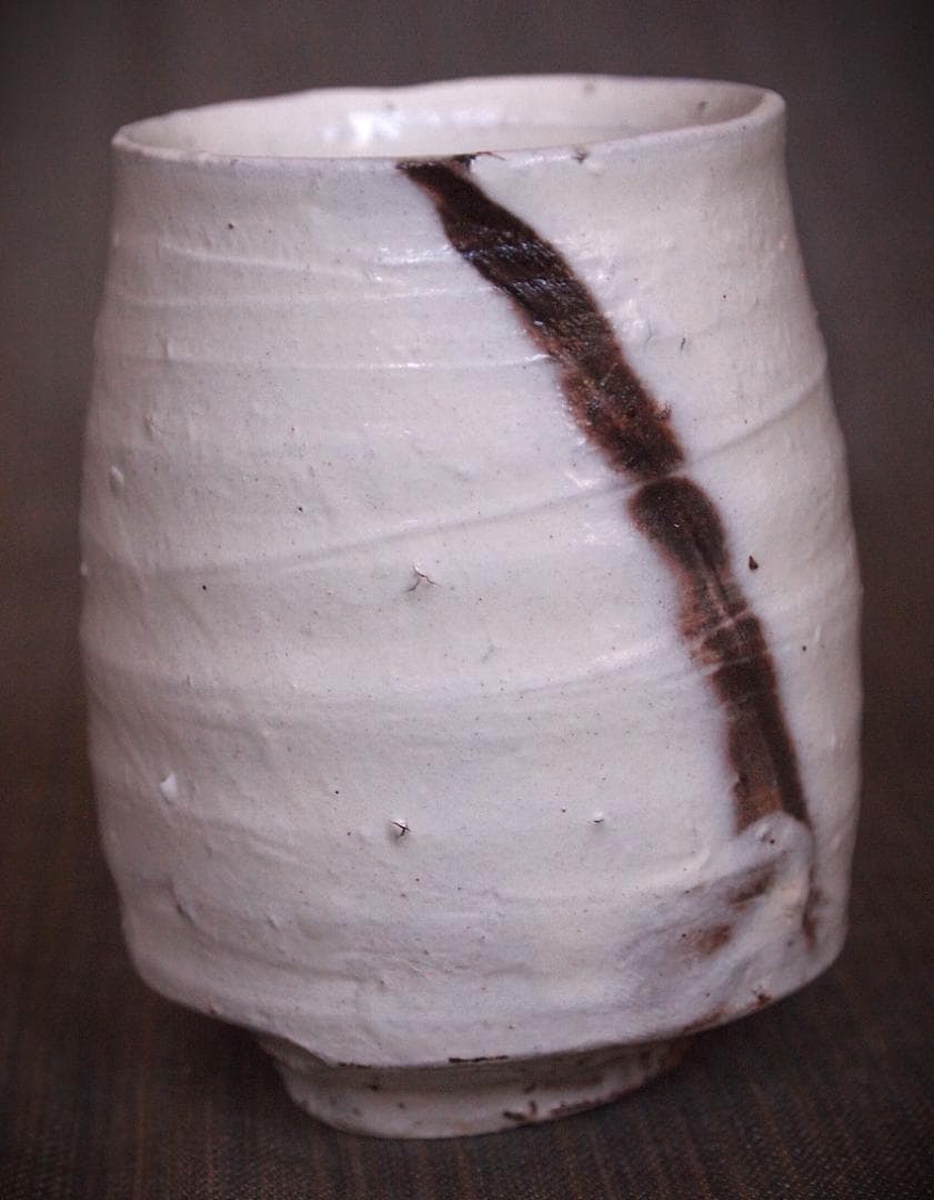 人気作家★人気作家★辻村塊【師＆父：辻村史朗】★粉引湯のみAA