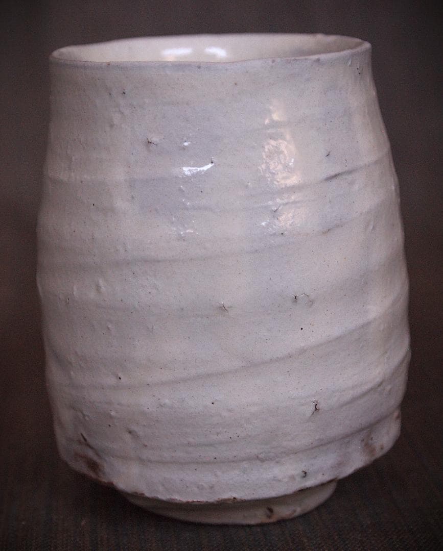 人気作家★人気作家★辻村塊【師＆父：辻村史朗】★粉引湯のみAA