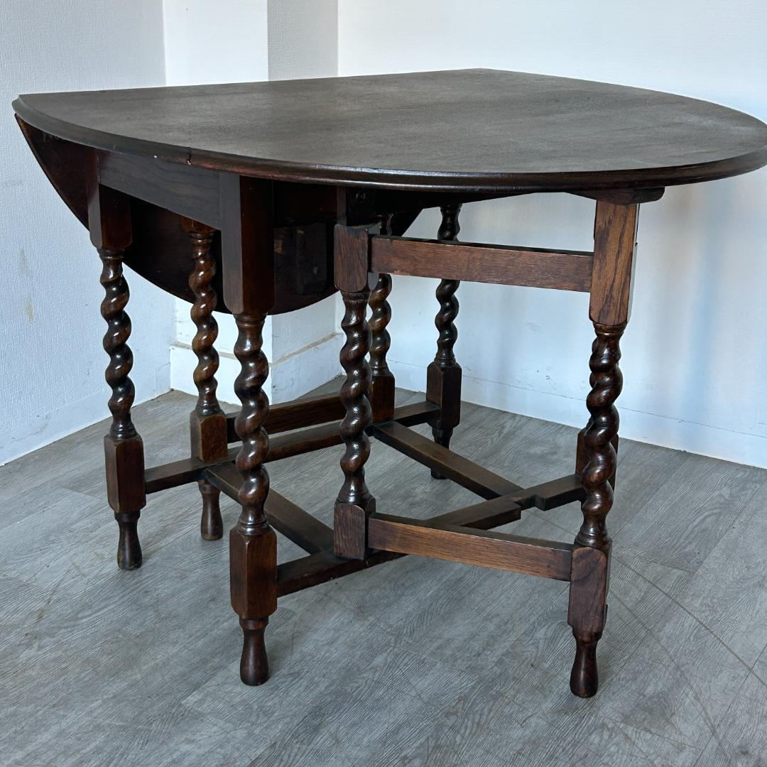 イギリス アンティーク家具 ゲートレッグテーブル 1930年頃 886A