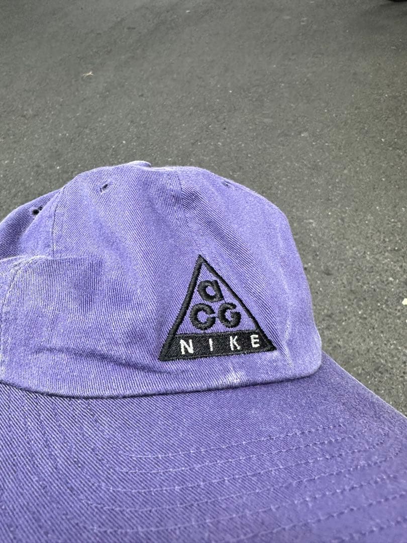 90s 希少 nike acg cap 紫 キャップ 鬼フェード パープル
