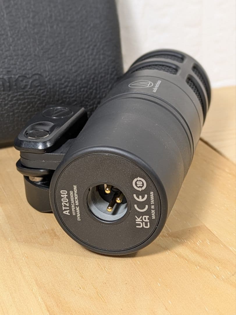 極美品 オーディオテクニカ AT2040 ダイナミックマイク