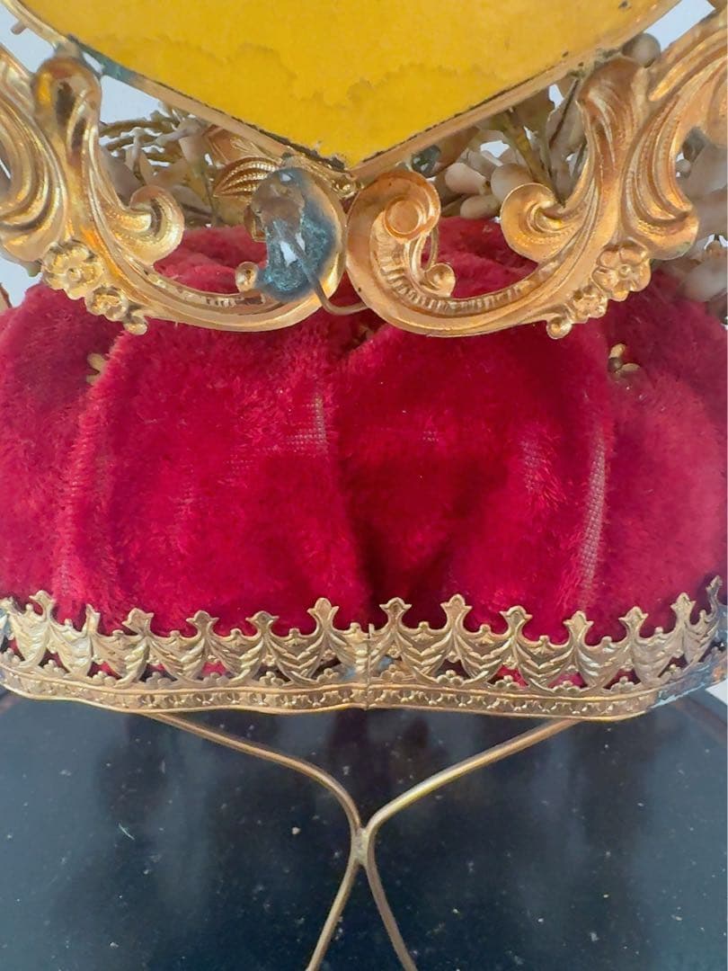 グローブドマリエ　ワックスフラワー　アンティークウエディングオブジェ