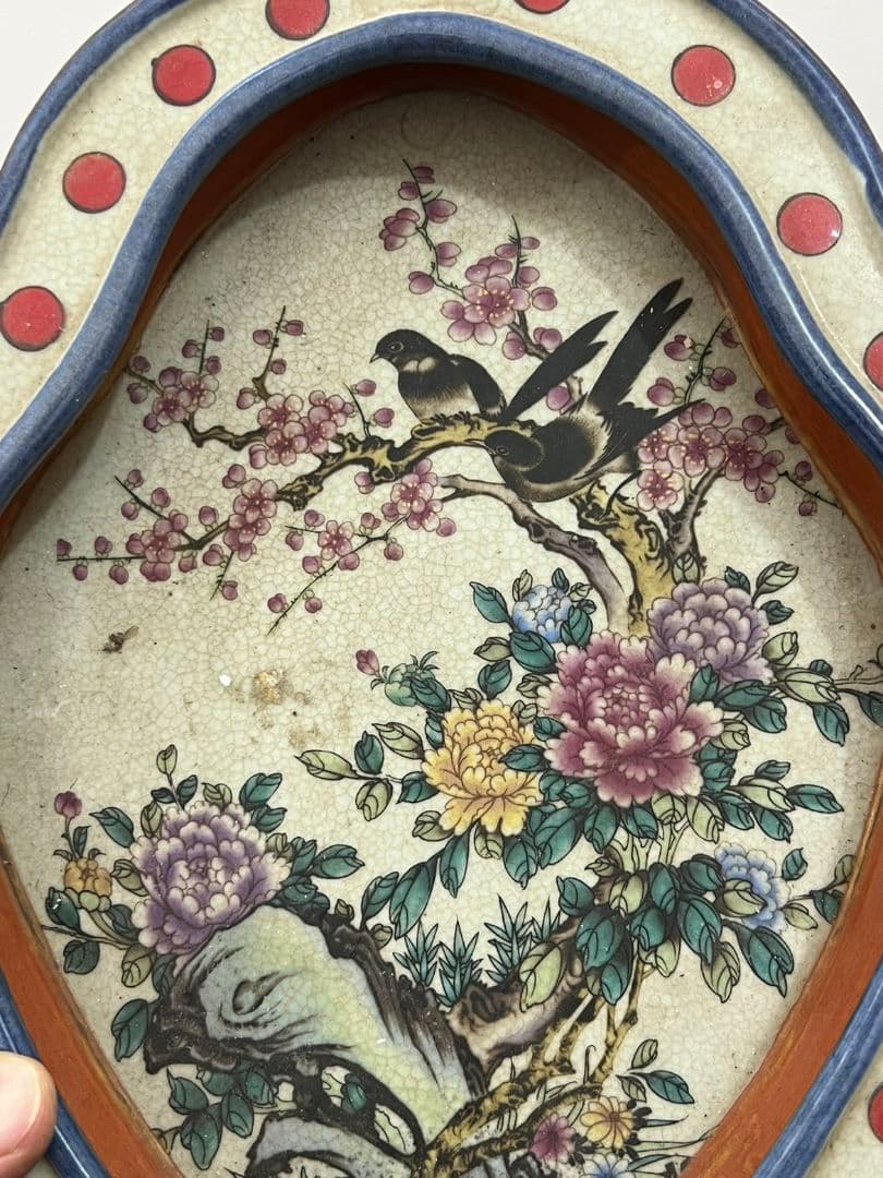 大明万暦  パステル  筆洗  磁皿  茶皿  果皿   工芸品 美術品 置物