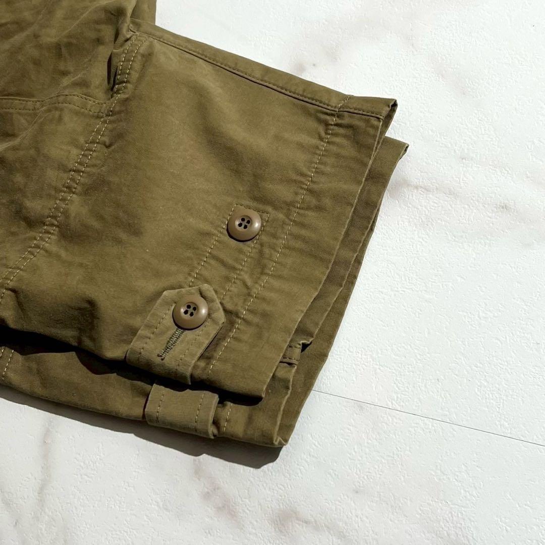 極美品 22SS◎ジュンヤワタナベマン カーゴサルエルパンツ グリーン系 M