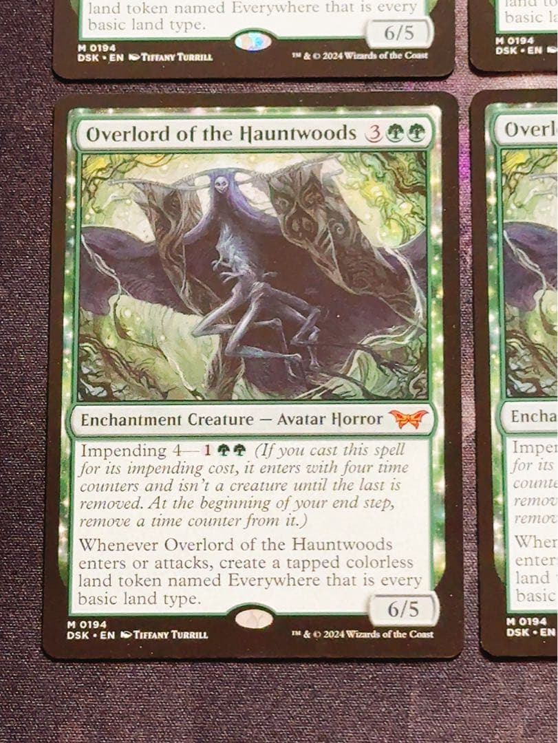 ホーントウッドの大主　英語　4枚セット