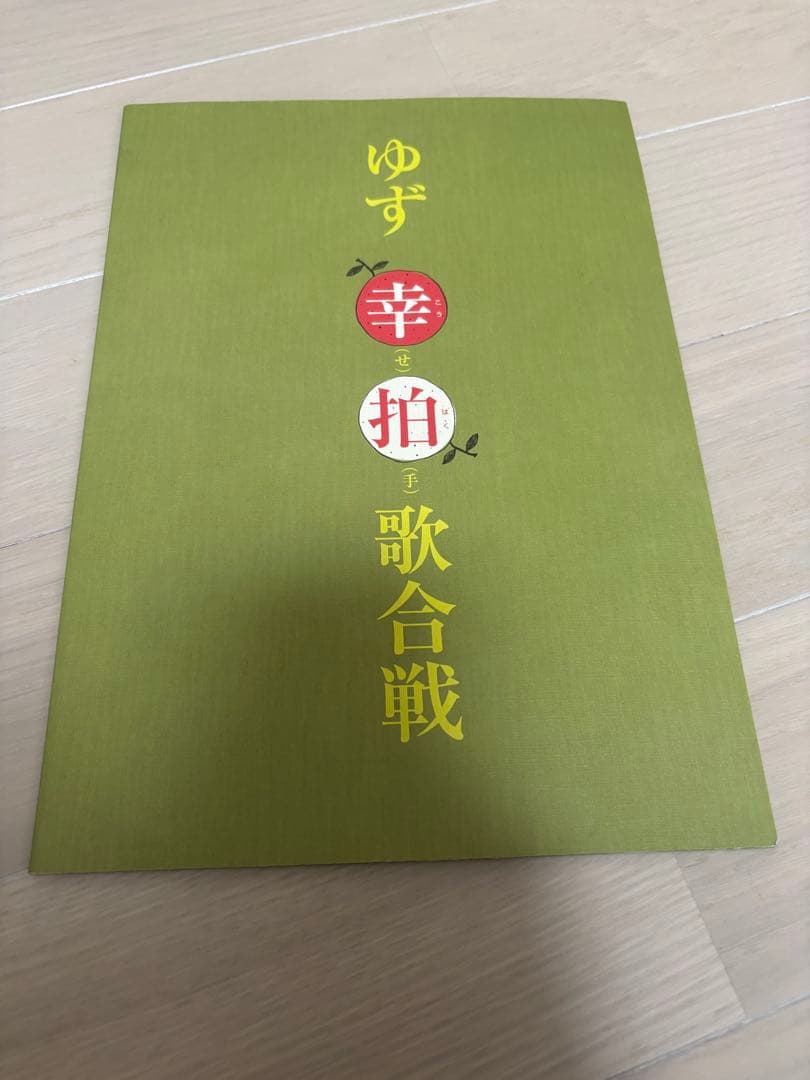 ゆず1999年、カウントダウンライブ 幸せ拍手歌合戦ツアーパンフレット