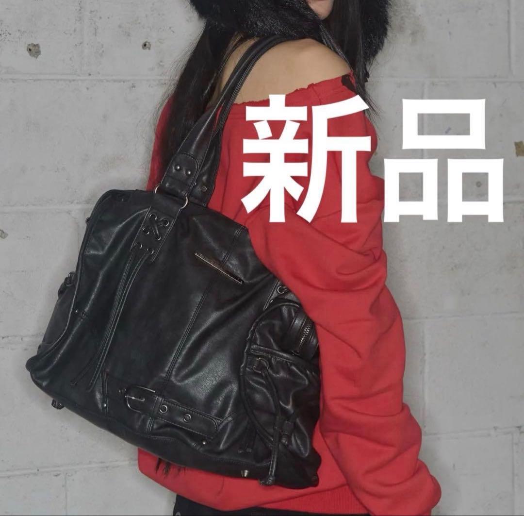 Fancy Club レザーバッグ ブラック新品