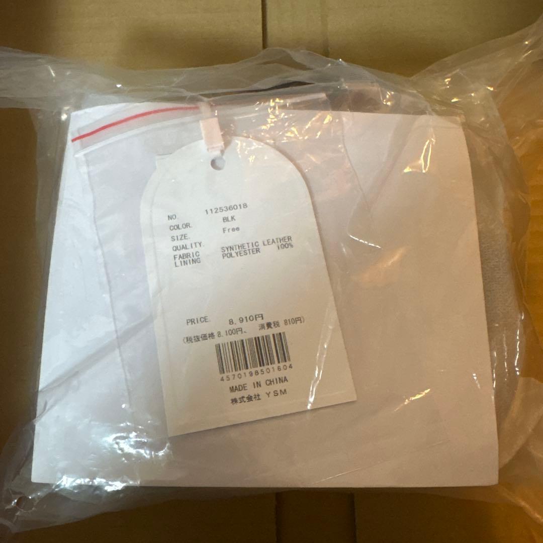 Darich キルティングスクエアミニバッグ ゴールドパーツ ブラック 黒