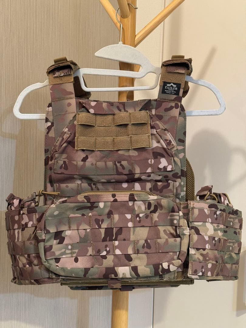TAILOR マルチカモ タクティカルベスト フリーサイズ