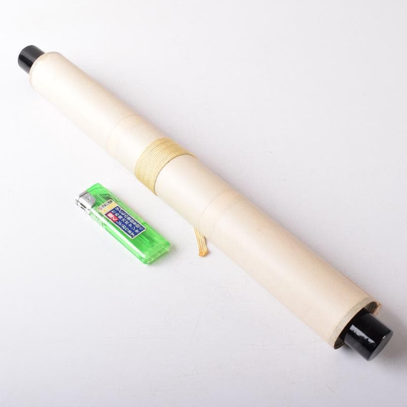 掛軸　表千家堀内宗完 (兼中斎)筆　一行書　「萬里無片雲」　共箱　C　7674A