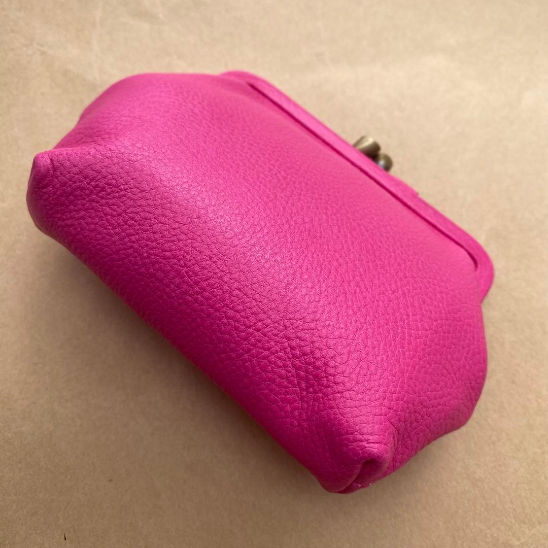 イルビゾンテ　がま口　ポーチ　ミニ財布　ケース　小銭入れ　小物入れ　ピンク