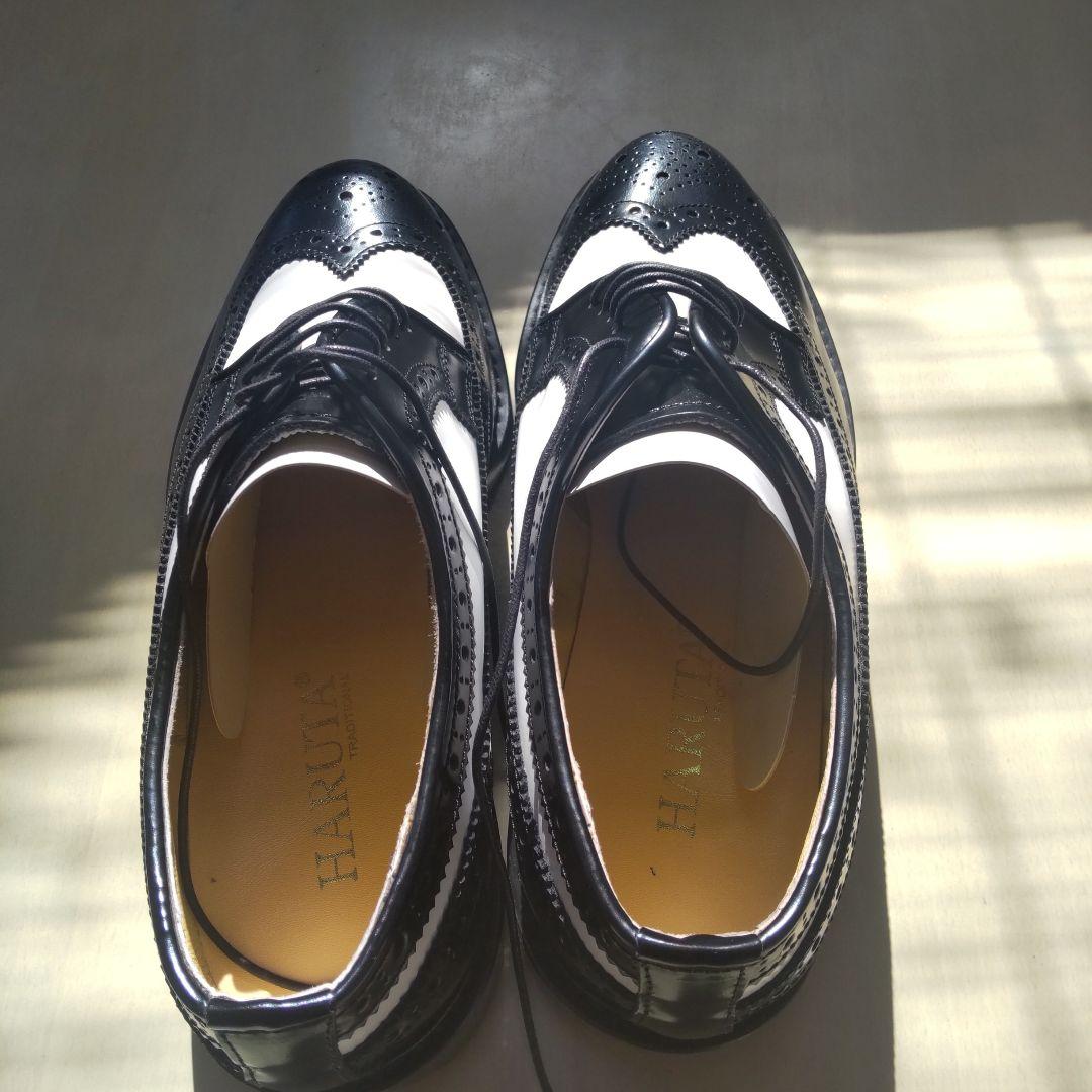柴田恭兵貴重白黒コンビ靴