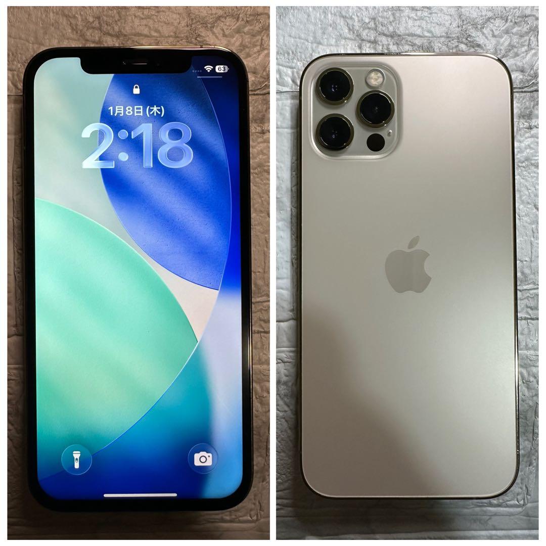 89 iPhone 12pro 256GB 純正バッテリー93% 美品