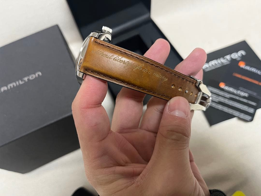 【美品】HAMILTON 自動巻き腕時計