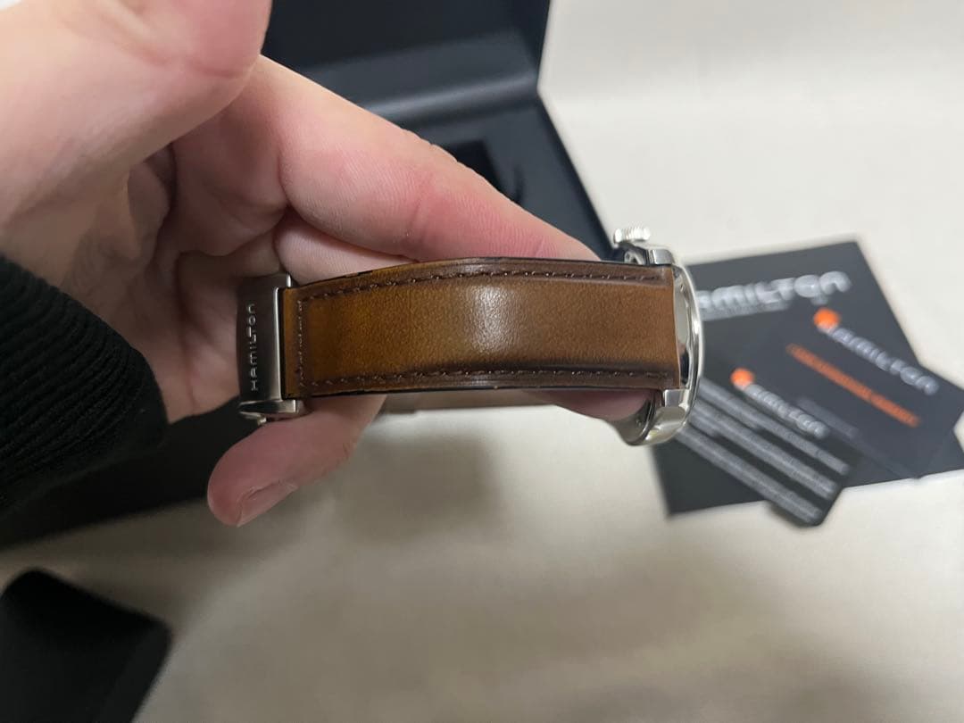 【美品】HAMILTON 自動巻き腕時計