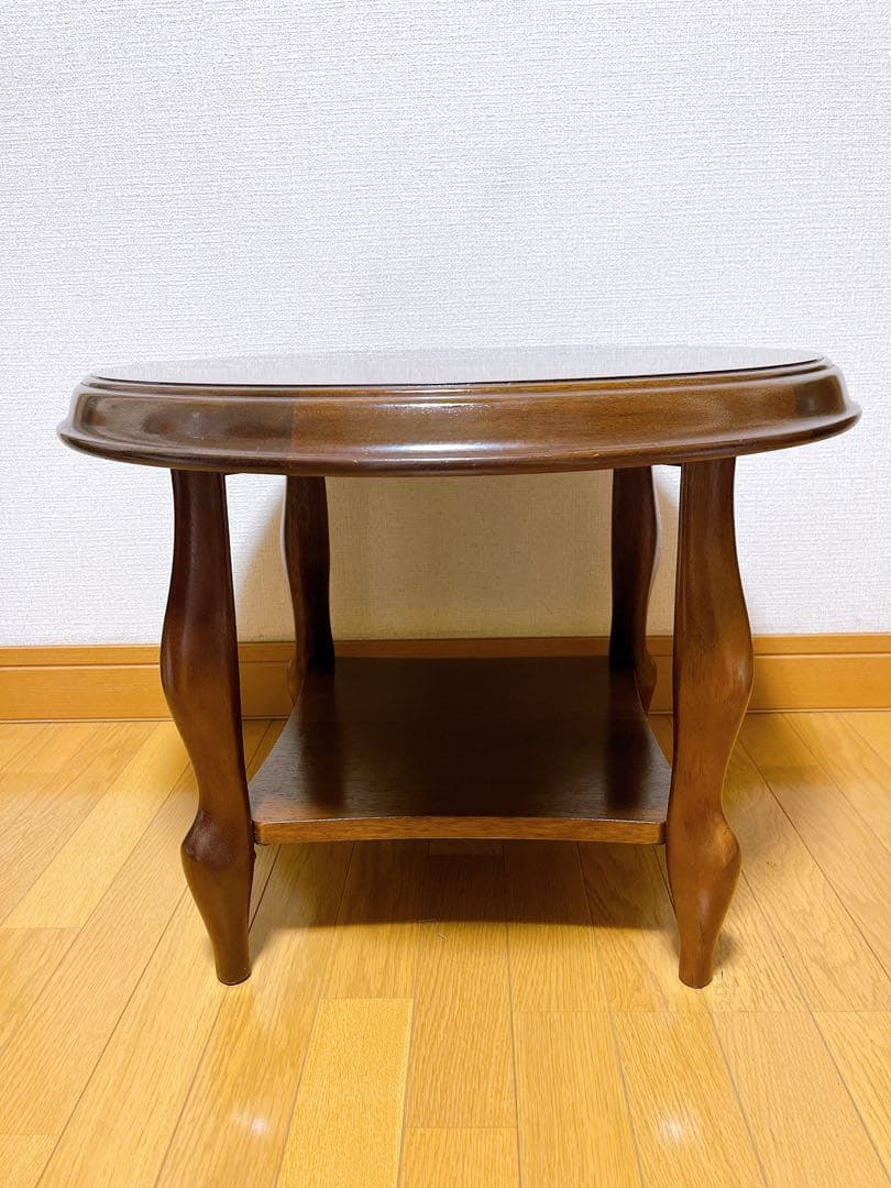 MARUNI マルニ　テーブル　木製　猫脚　サイドテーブル