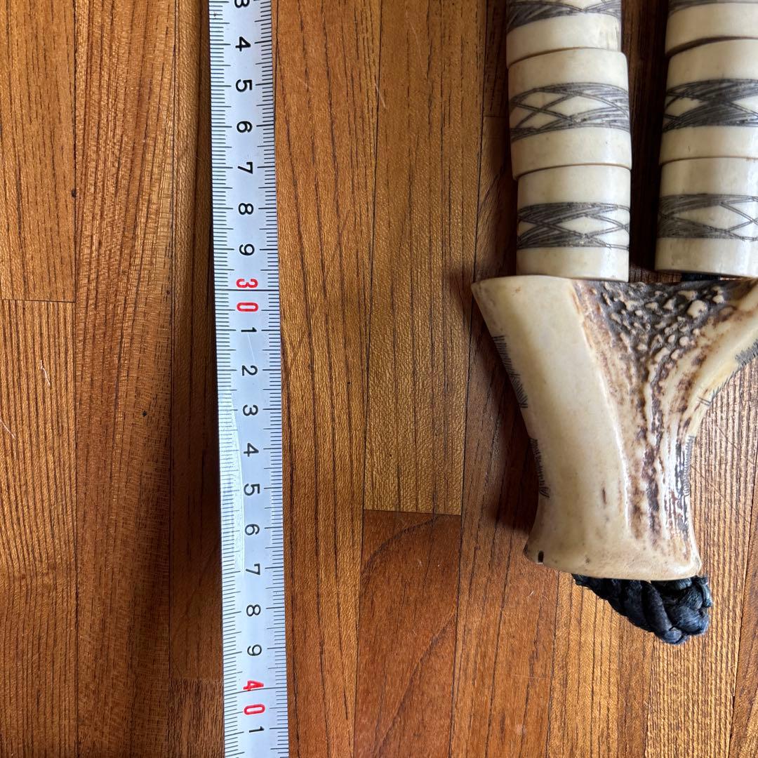 アイヌ 首飾り 鹿角 シトキ タマサイ 民族 民藝 ビンテージ 郷土