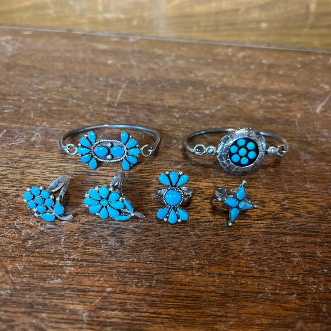 ヴィンテージターコイズアクセサリーセット