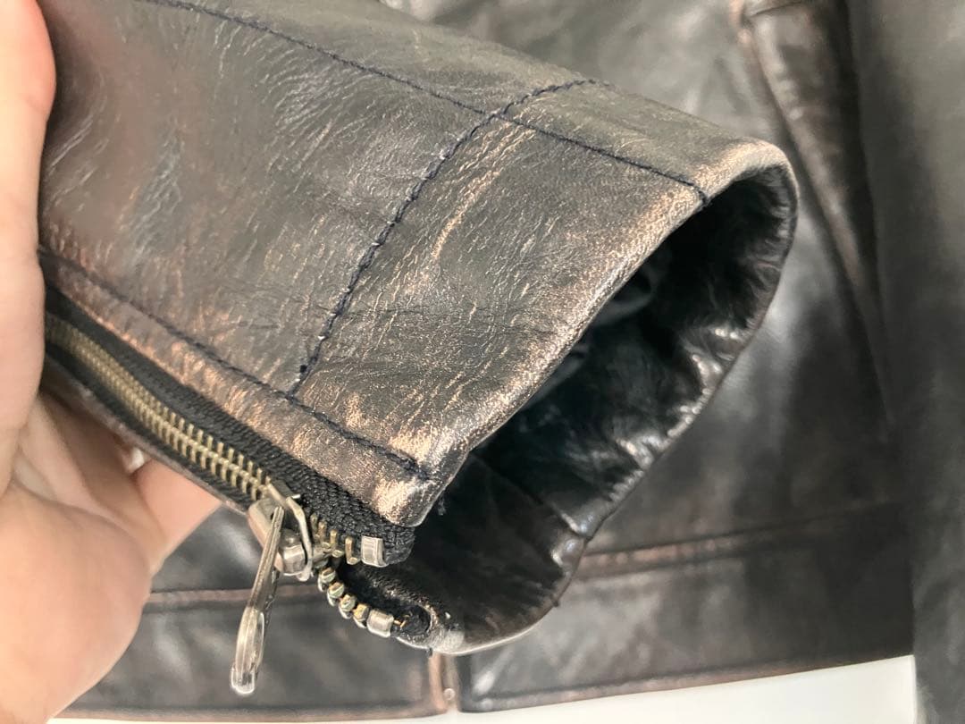 OLD GAP 牛革レザージャケット ボア