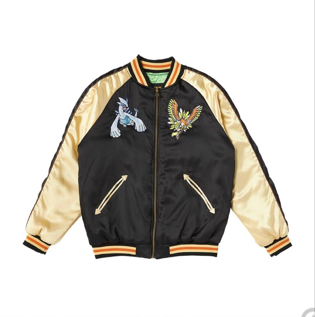 ポケモンセンター限定 金銀25周年　 スカジャン ホウオウ 金 Lサイズ