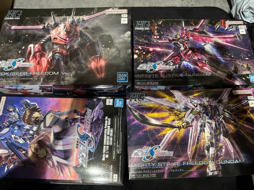 機動戦士ガンダムSEED FREEDOM HG ガンプラ セット　フリーダム