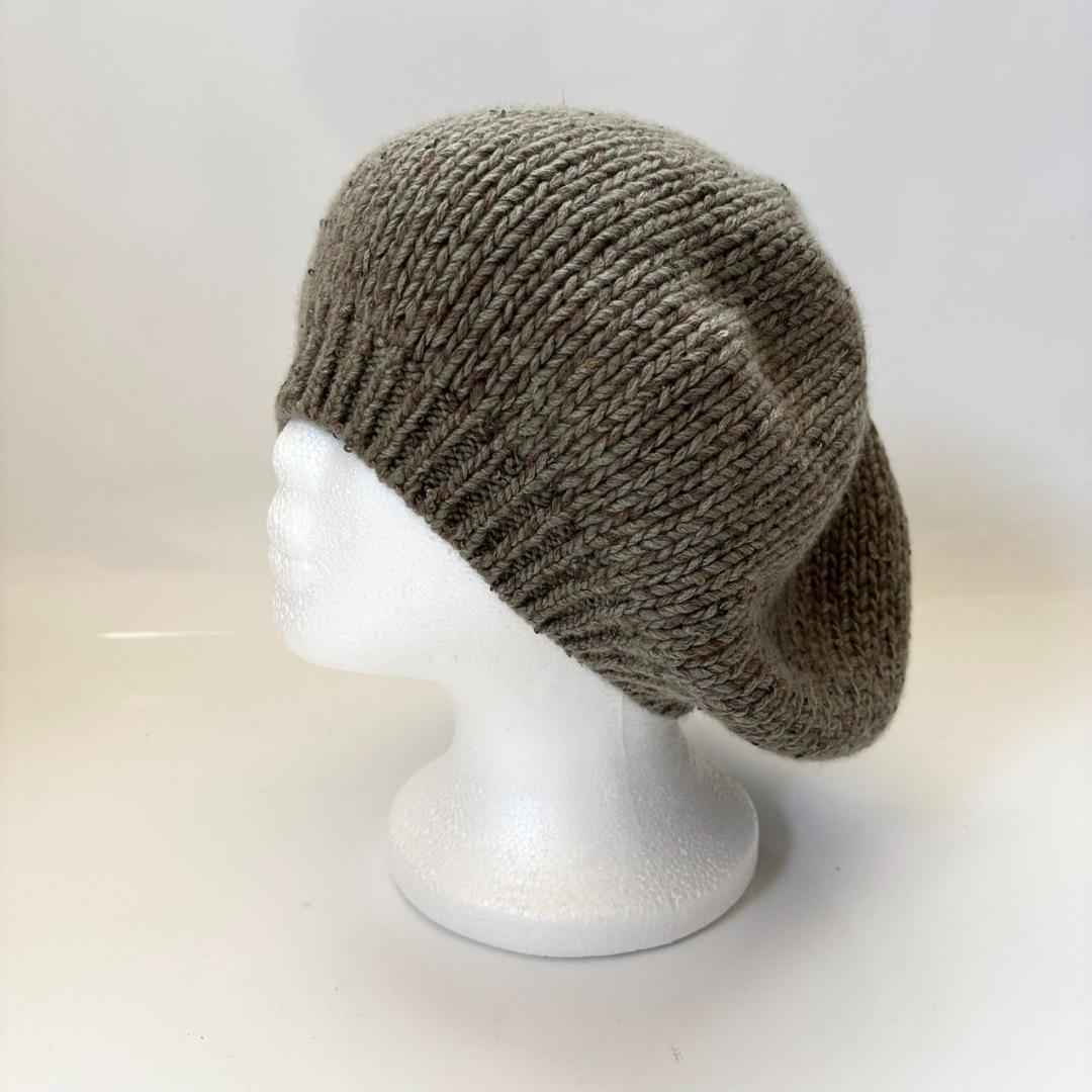 BRUNELLO CUCINELLI カシミヤ スパンコール・ラメ ニット帽