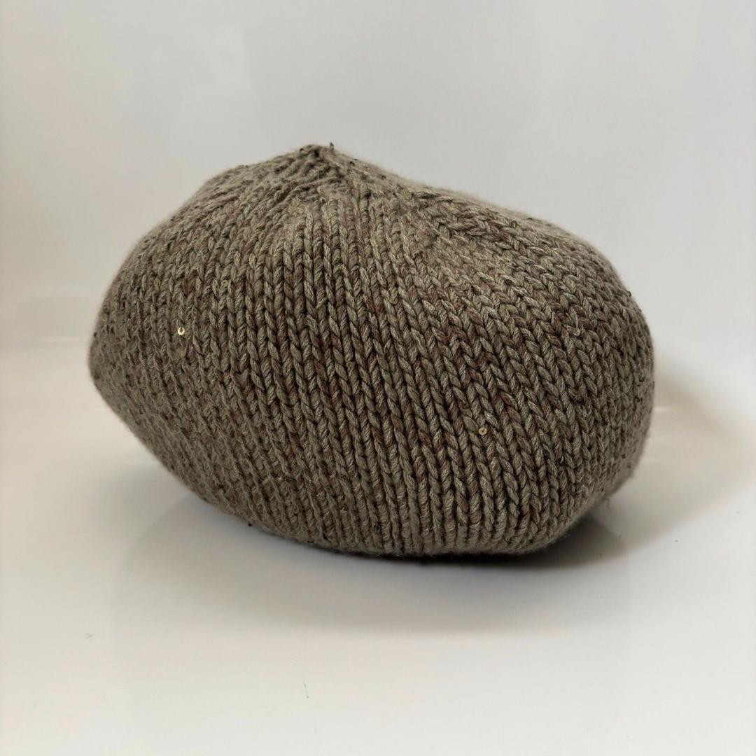 BRUNELLO CUCINELLI カシミヤ スパンコール・ラメ ニット帽