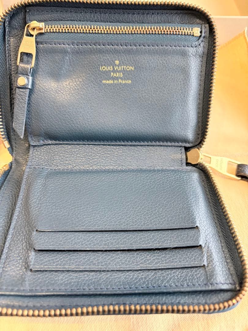 \"値下げ\"【箱保存袋付】ルイヴィトン アンプラント ポルトフォイユ スクレット
