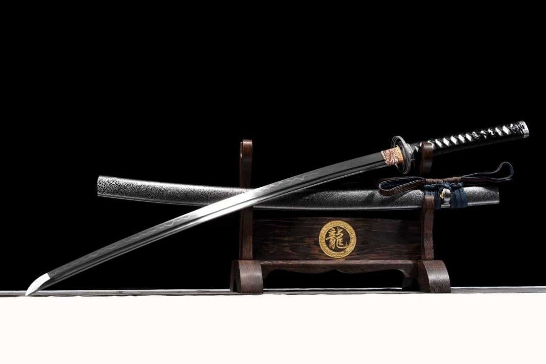 1042-武具 刀装具 日本刀　模造刀 居合刀 武士道 武蔵 鑑賞用 手鍛造打