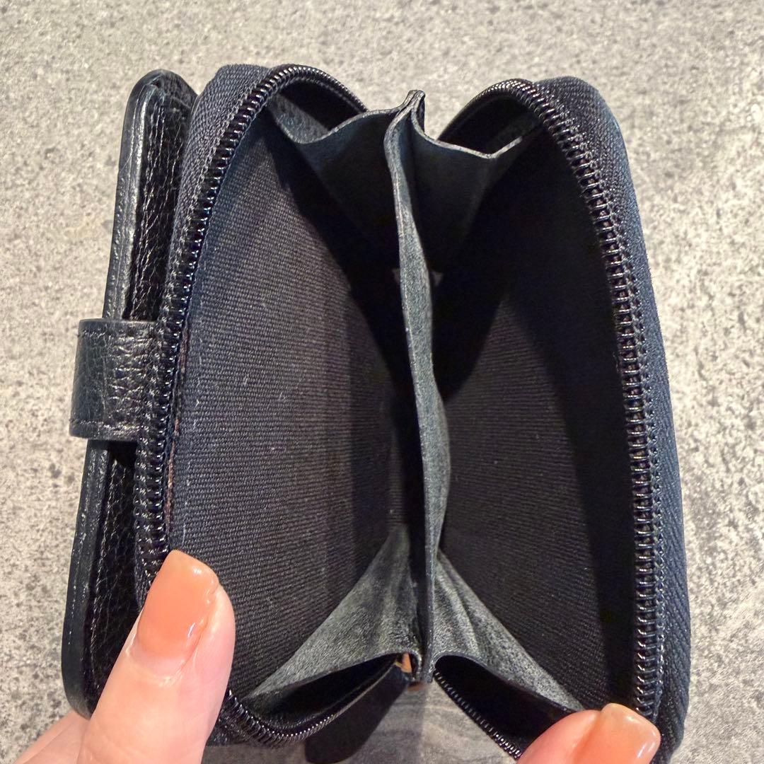 美品*ILBISONTE イルビゾンテ 二つ折り財布 コンパクト ミニ 匿名配送