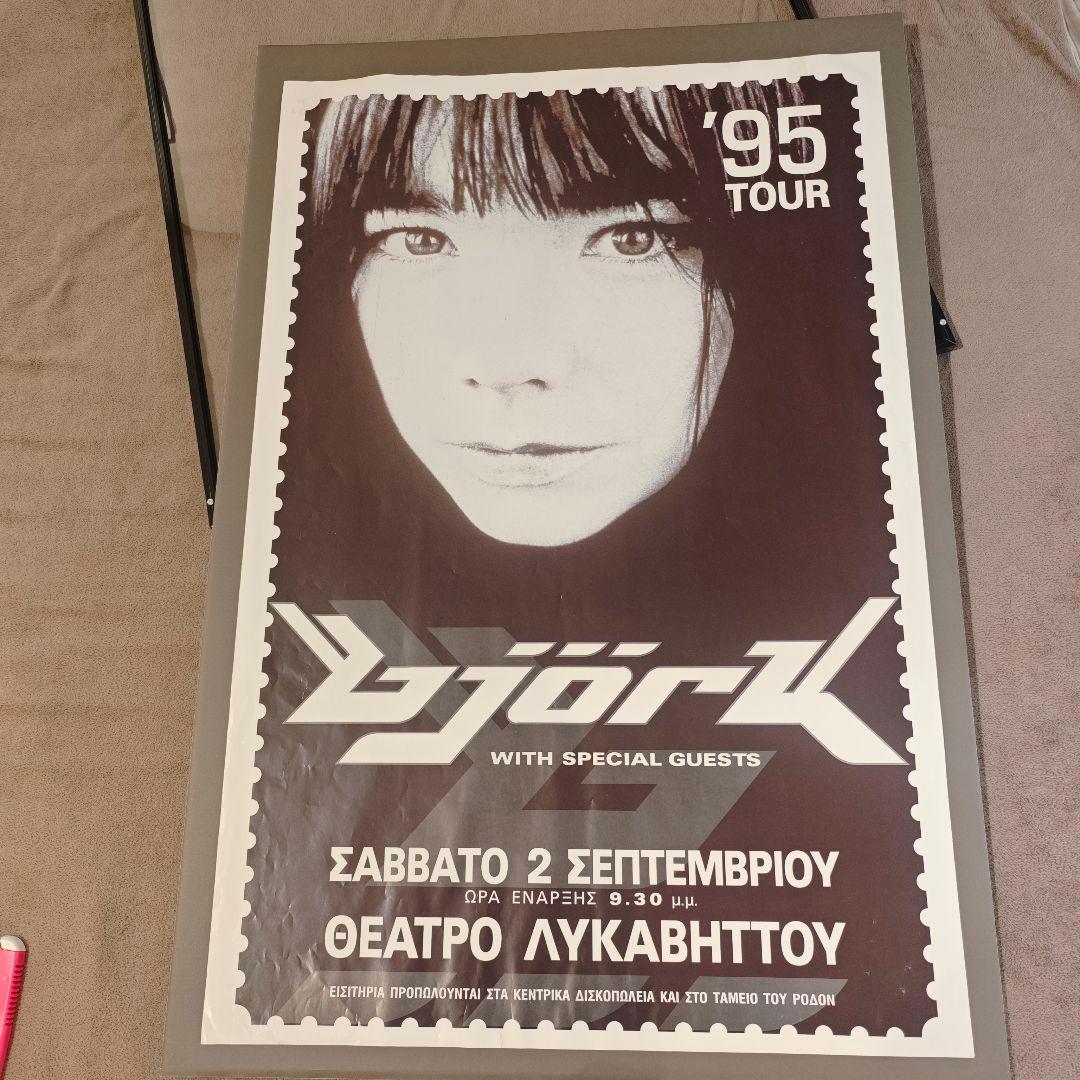 90s ビョーク　ヴィンテージポスター　フレーム込み