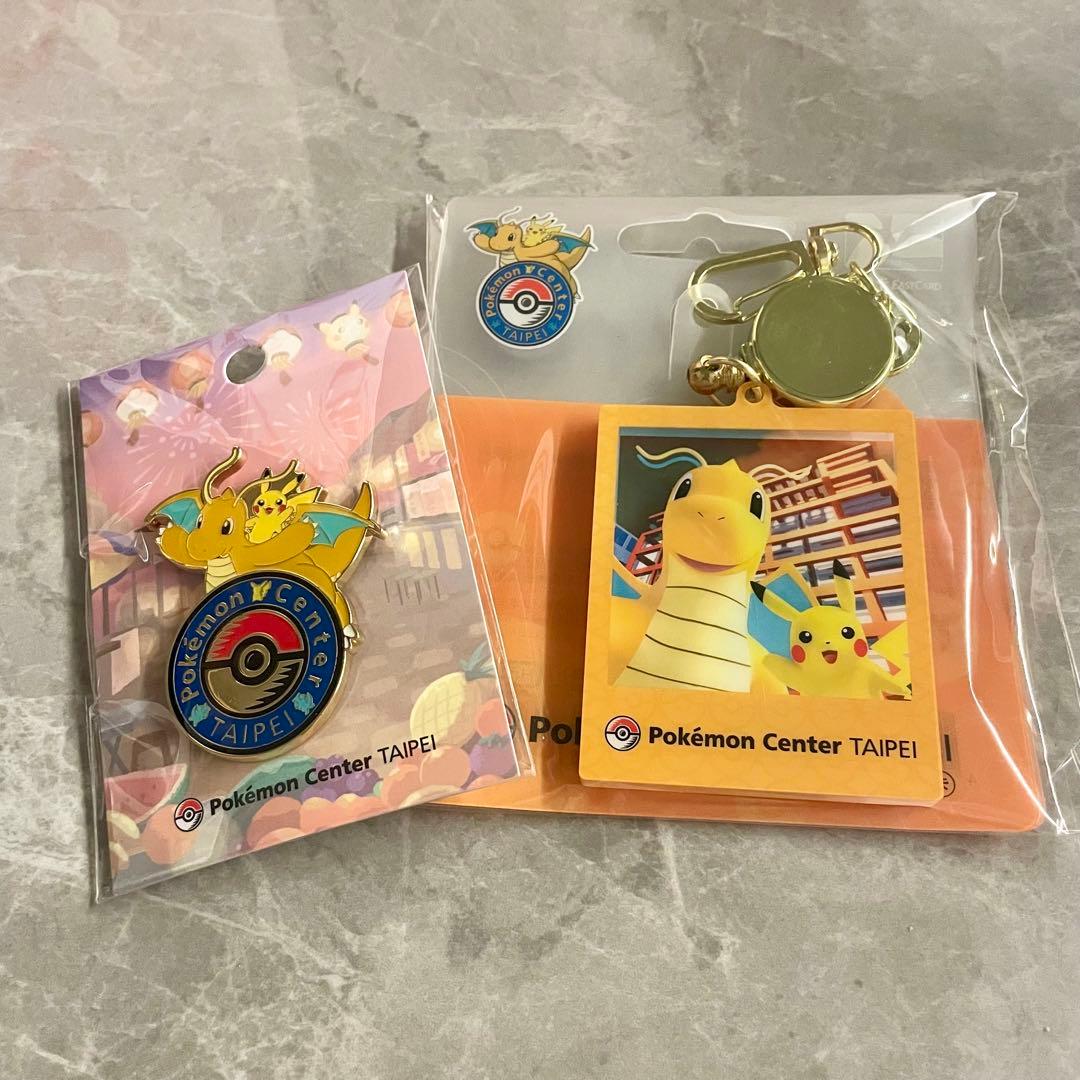 ポケモンセンター台北 限定 ピンバッジ＆悠遊カードセット
