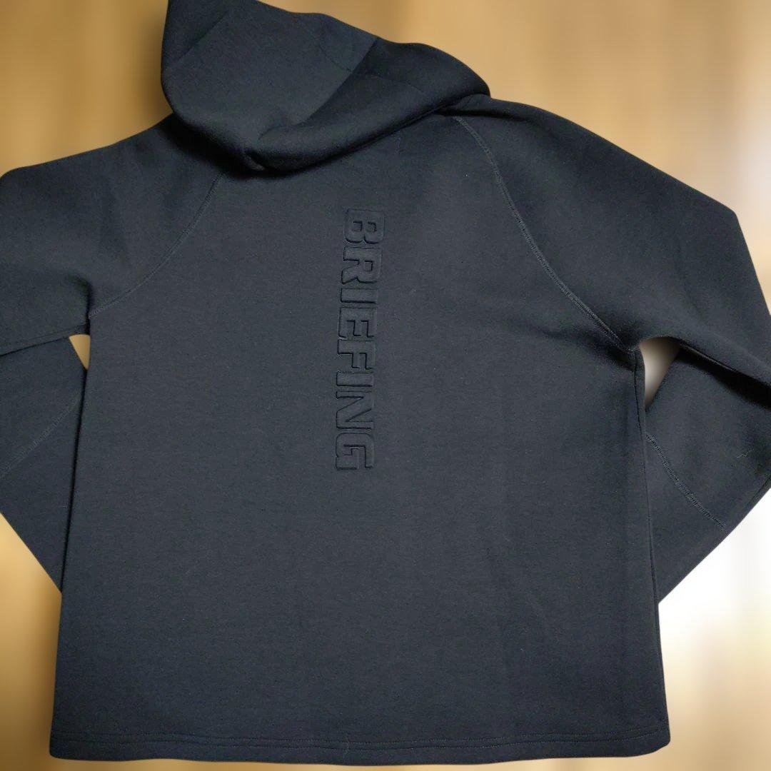 BRIEFING ブラック フード付きジャケット M