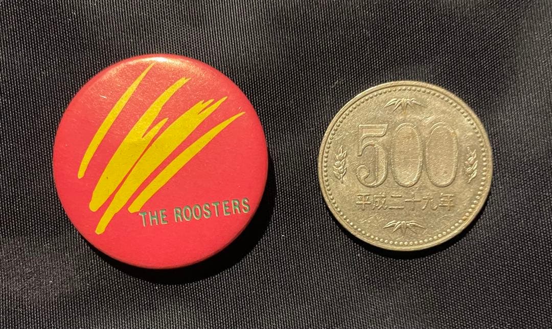 【THE ROOSTERS ルースターズ R&Rオリンピック缶バッジ】