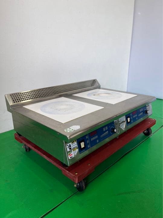 ☆地域限定送料無料☆ ニチワ　IH 調理器　2口　MIR-1055T-N