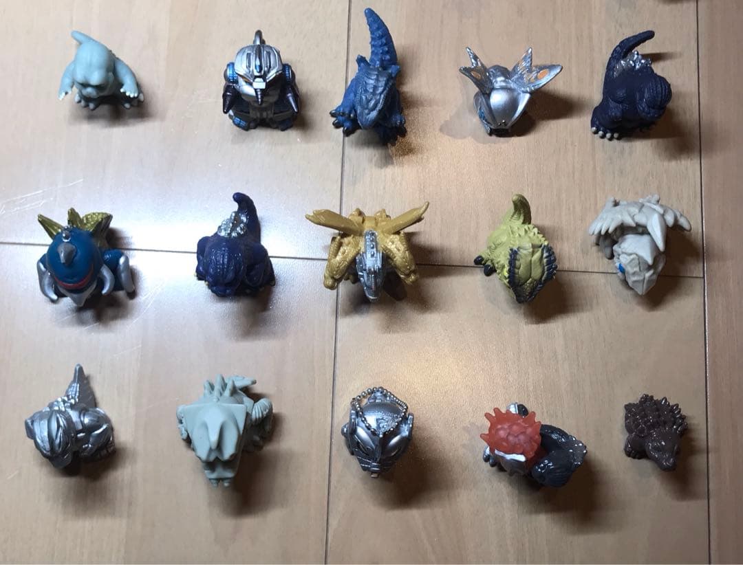 当時物／レア ゴジラ 怪獣 指人形 45個 まとめセット 怪獣