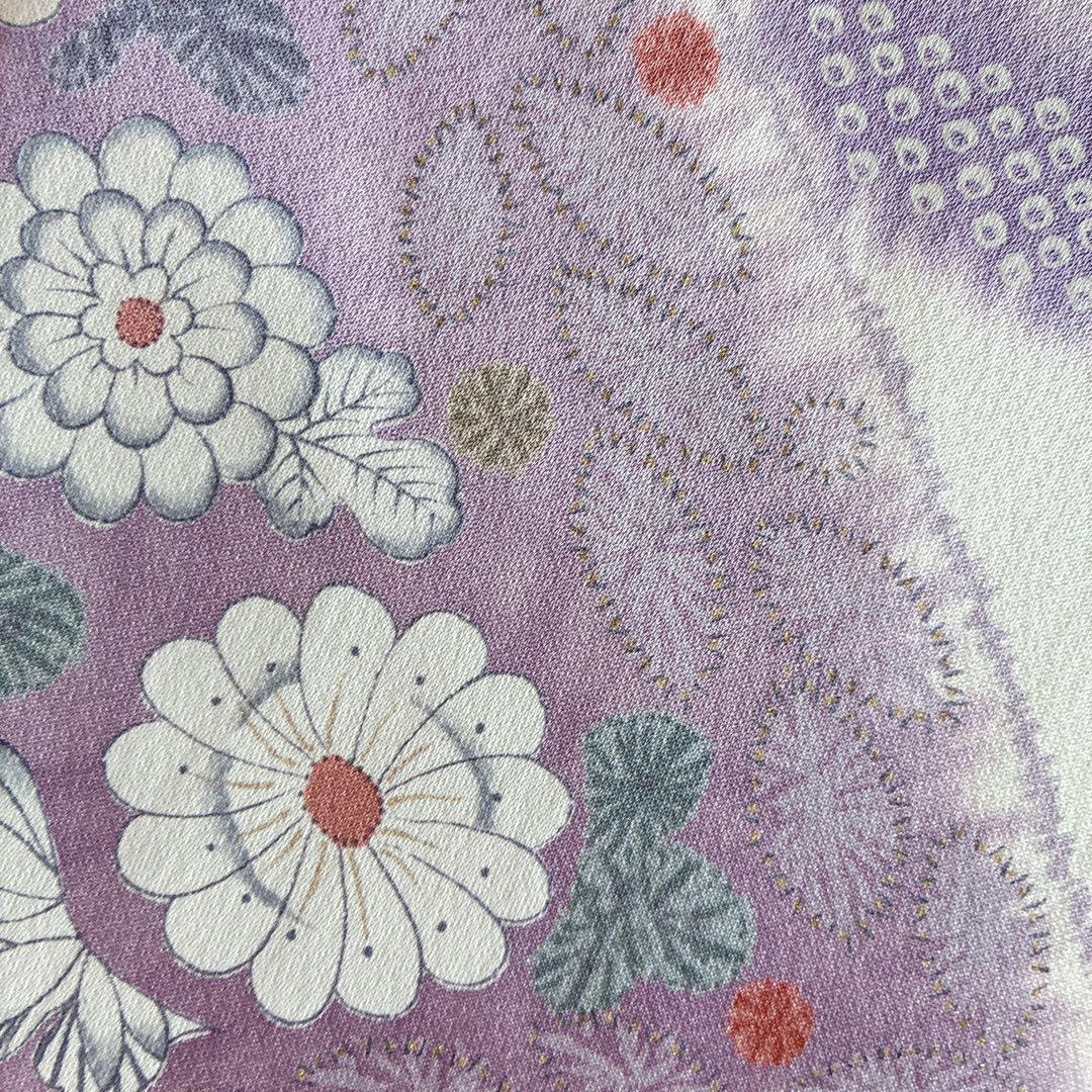 訪問着　フルセット　着物　辻ヶ花　スモールサイズ　Sサイズ　正絹　淡彩の華　G3