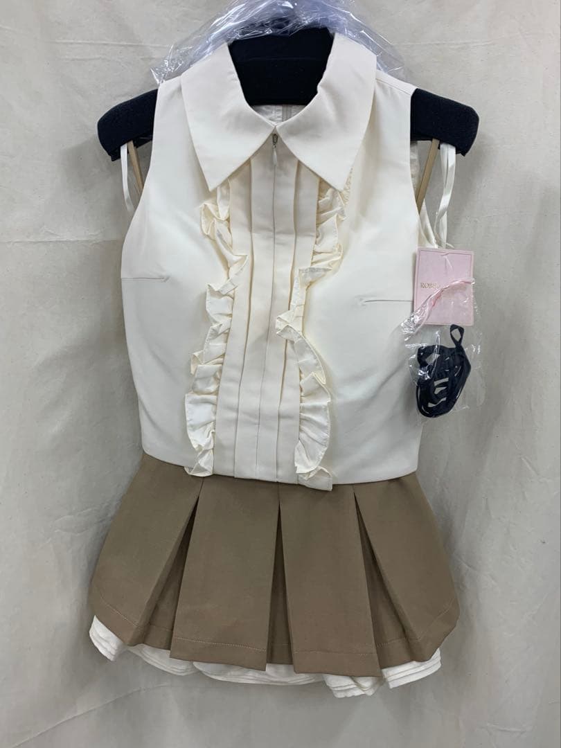 Sベージュ　4609ディアバイローブドフルールブリエ　キャバドレス Sugar