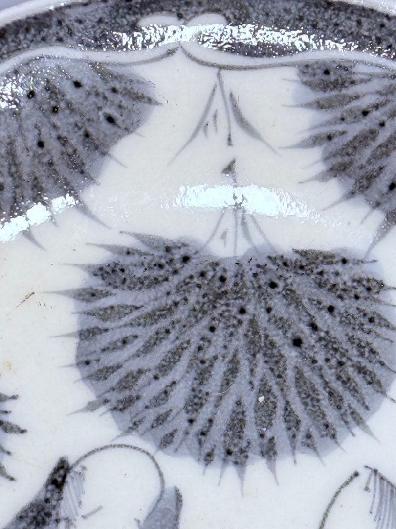 幕末明治期　染付竹林賢人図皿　五枚　肥前有田　直径17.2㎝　古器を楽しむ