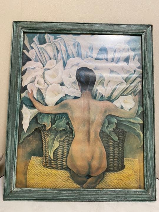 【メキシコ)ディエゴ・リベラの作品の模写