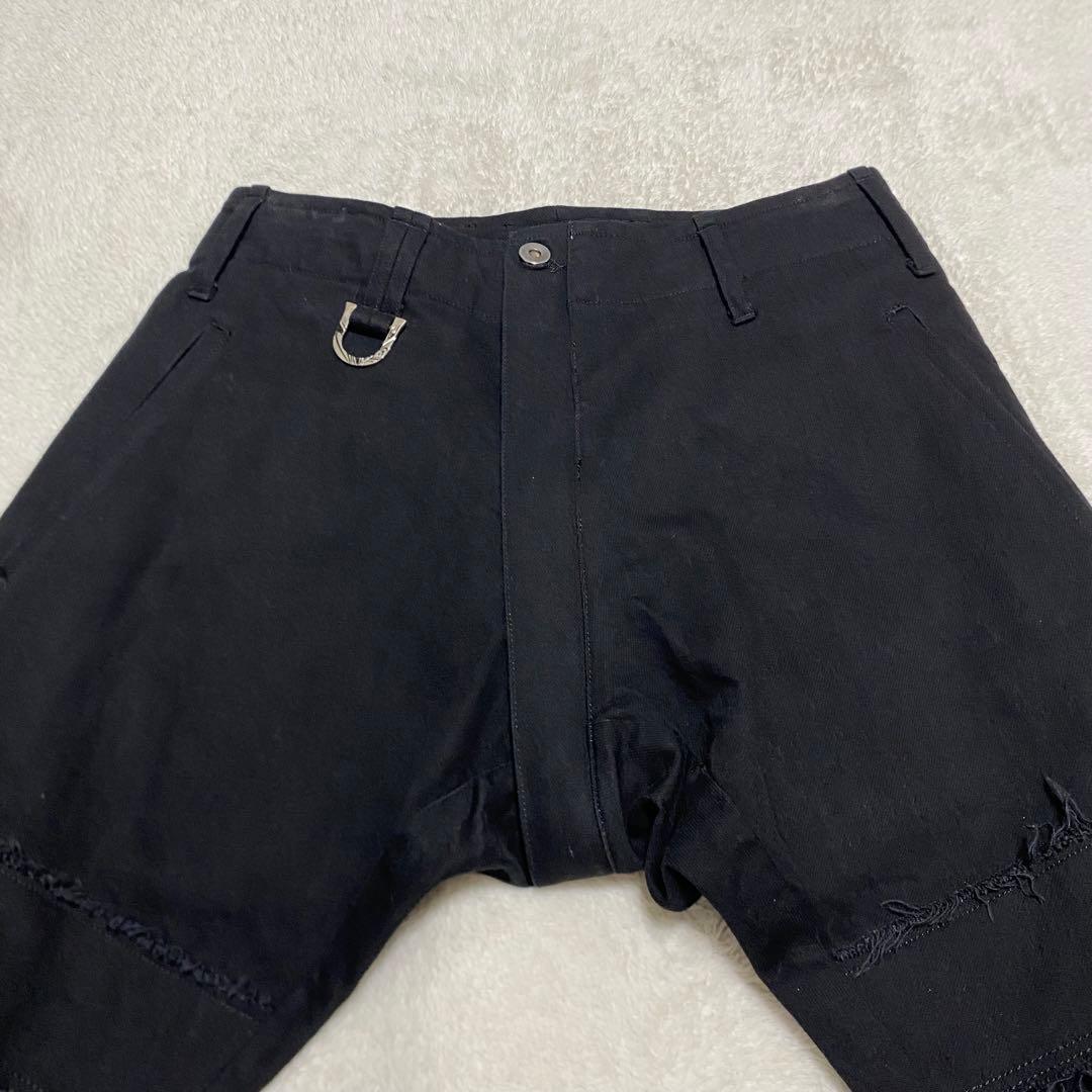 美品　Kiryuyrik キリュウキリュウ　ストレッチ　サルエルパンツ　デニム