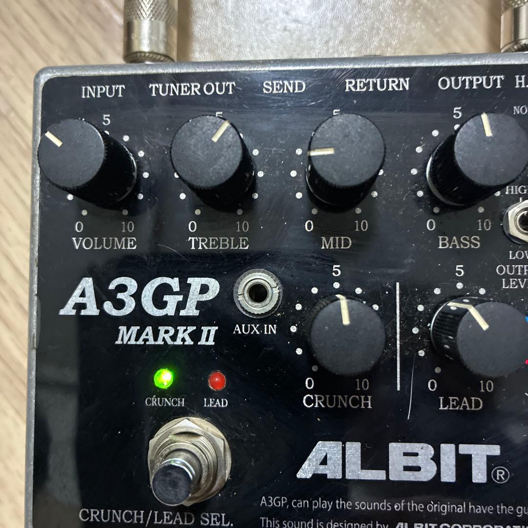 ALBIT A3GP MARKⅡ 真空管プリアンプペダル
