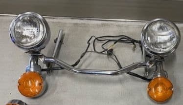 ハーレーエボリューションFLSTCフォグランプ