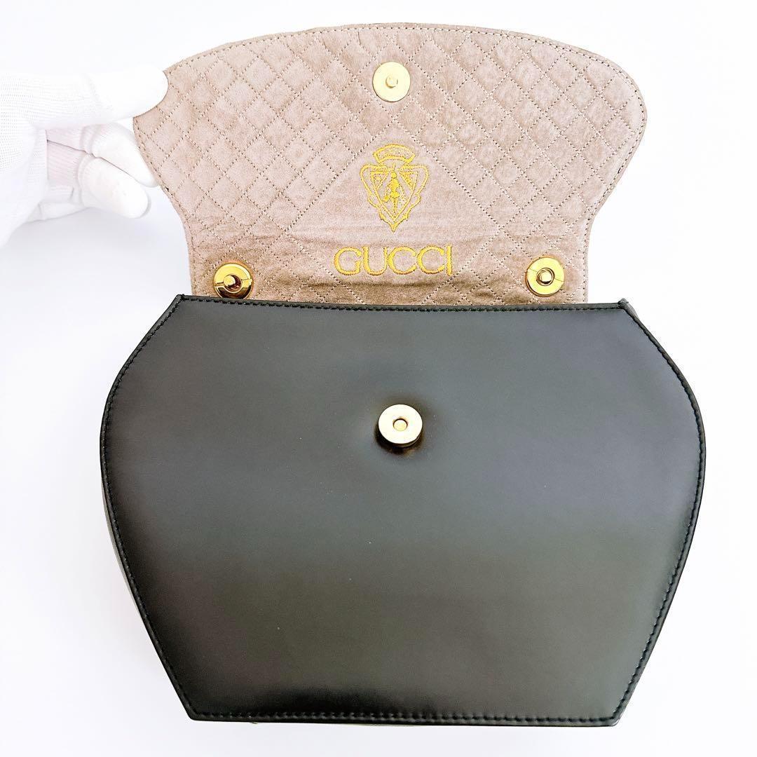 グッチ ポシェット パーティーバッグ チェーンショルダーバッグ レディース 黒