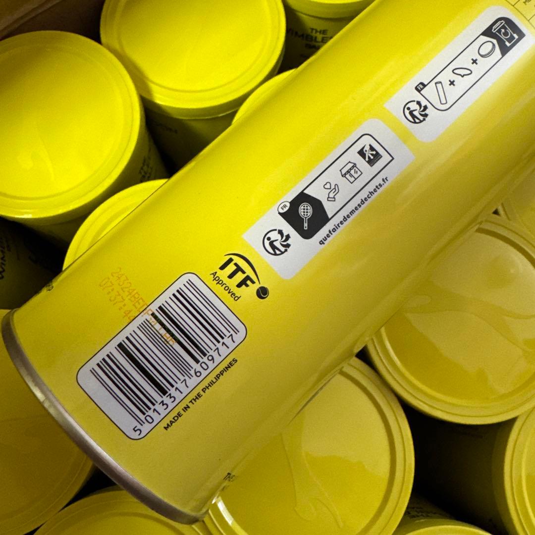 ウィンブルドン公式 スラセンジャー テニスボール 24デザイン 24缶1カートン