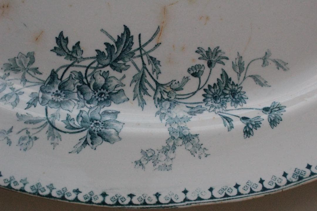 フランスアンティーク/サルグミンヌELVIRE・オーバルプレート